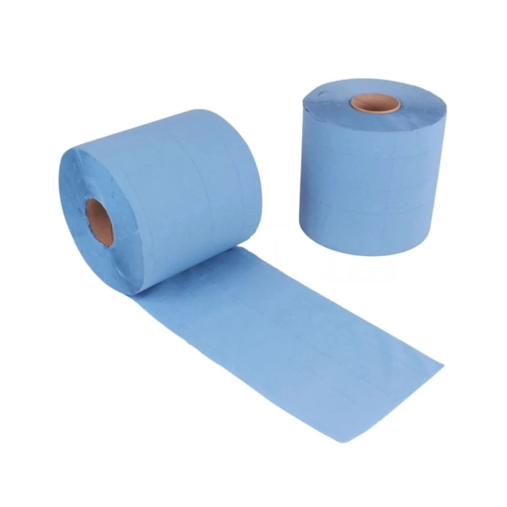 Disposable Wipe 21X34 Double Folded 500 Leaf Blue