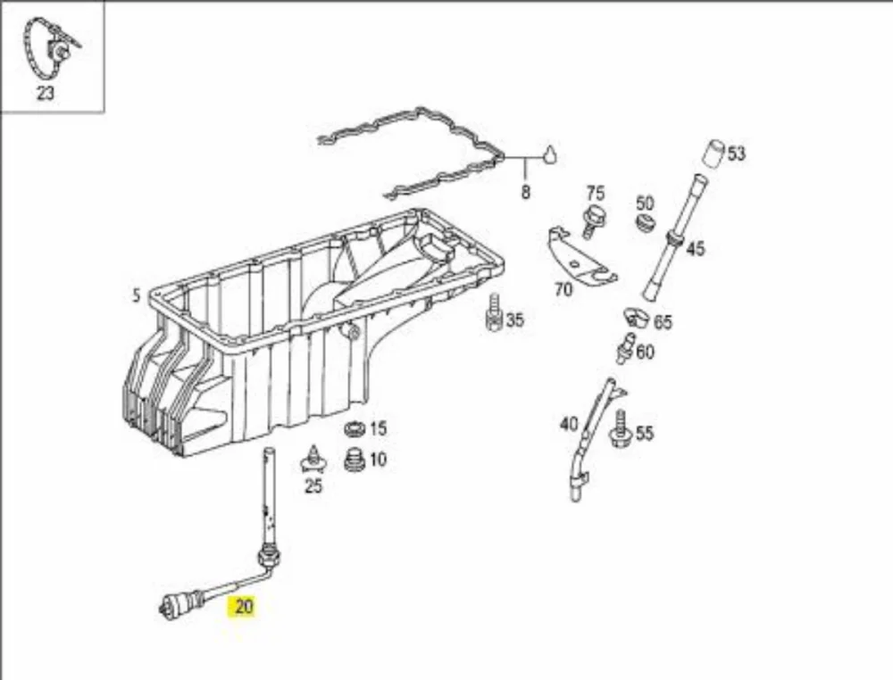 Oil Pan Oil Sensor ,