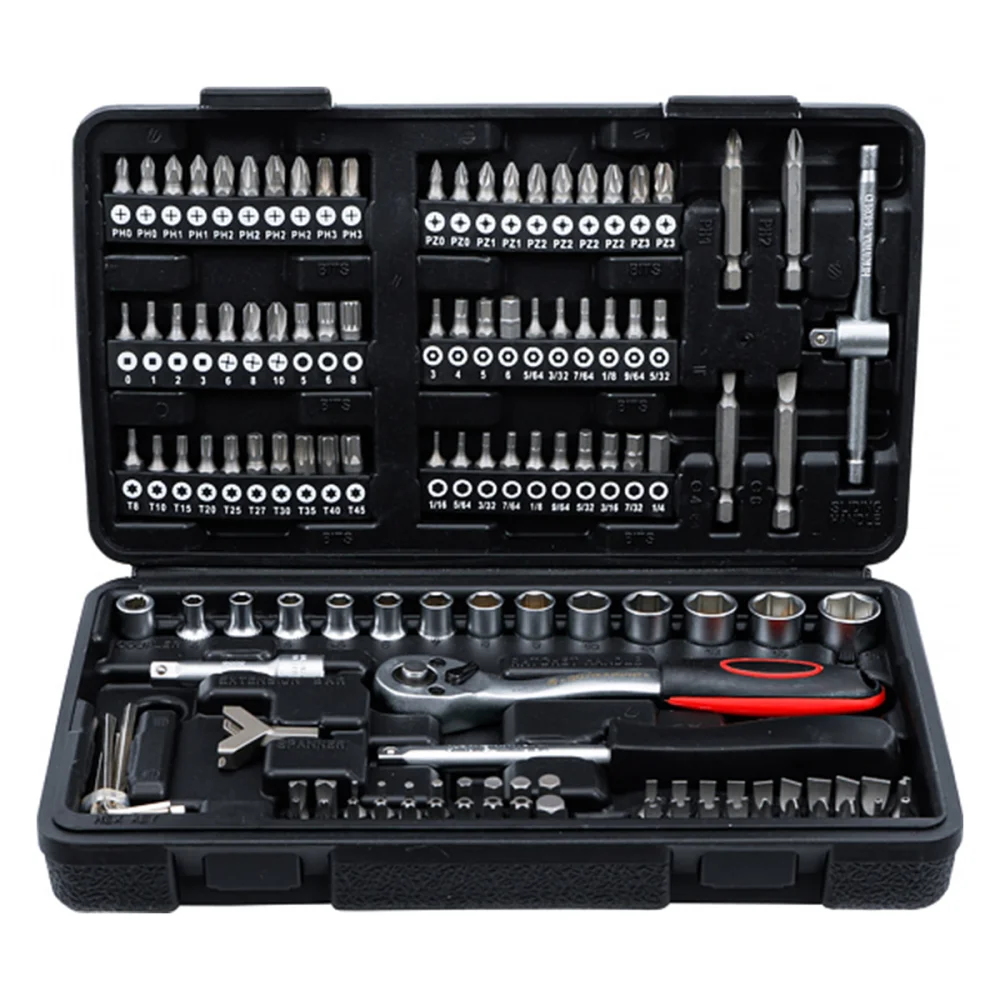 Socket Set 1/4 130 Pieces