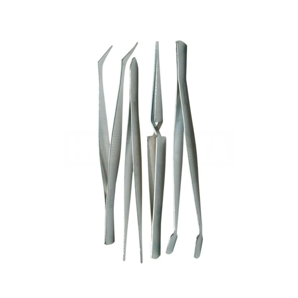 4 Piece Tweezer Set 105X120 Mm