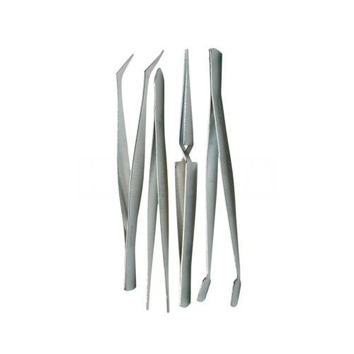 4 Piece Tweezer Set 105X120 Mm