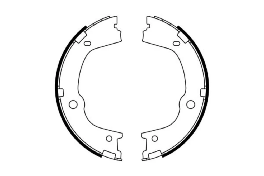 Brake Shoe Set, parking brake (Braking System)