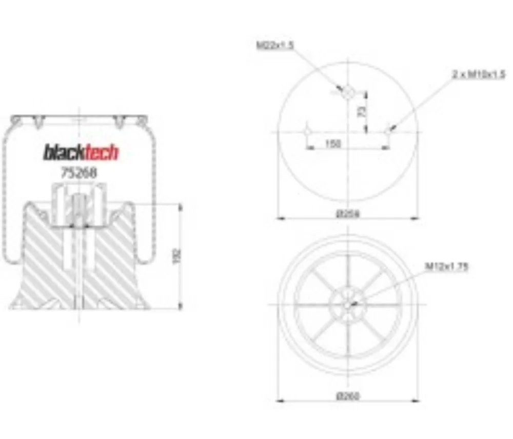 Air Springs Complete Plastic Piston