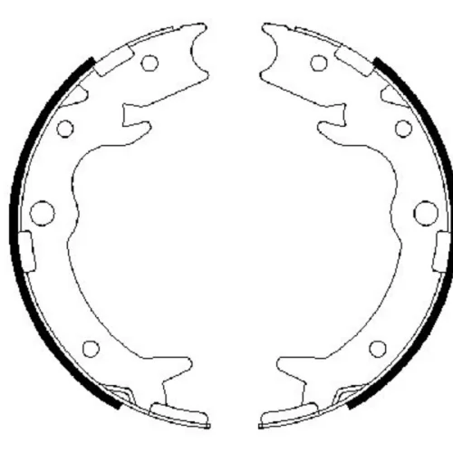 Brake Shoe Set, parking brake (Braking System)