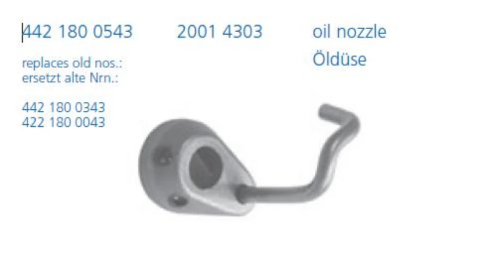 Yağ Fıskiyesi V6, V8, V10, V12, 3031, 403