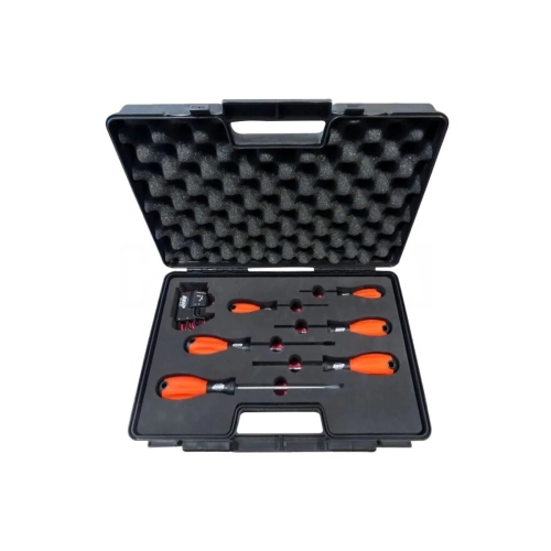 13 Piece Flat Head, Phillips Screwdriver, Torx Allen Set in Plastic Case