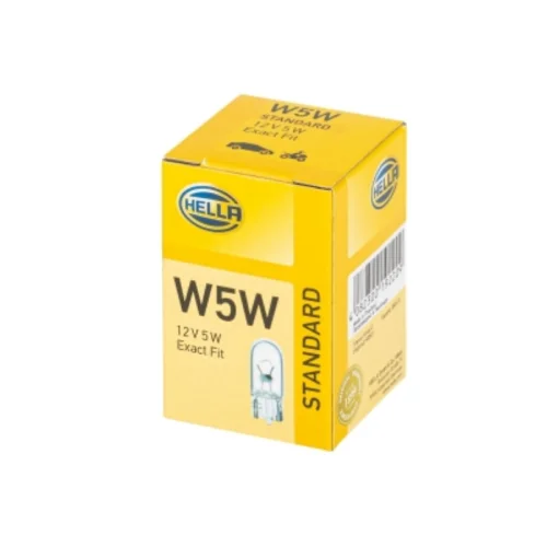 Ampul, 12V, 5W, W5W-Halojen, W2,1x9,5d