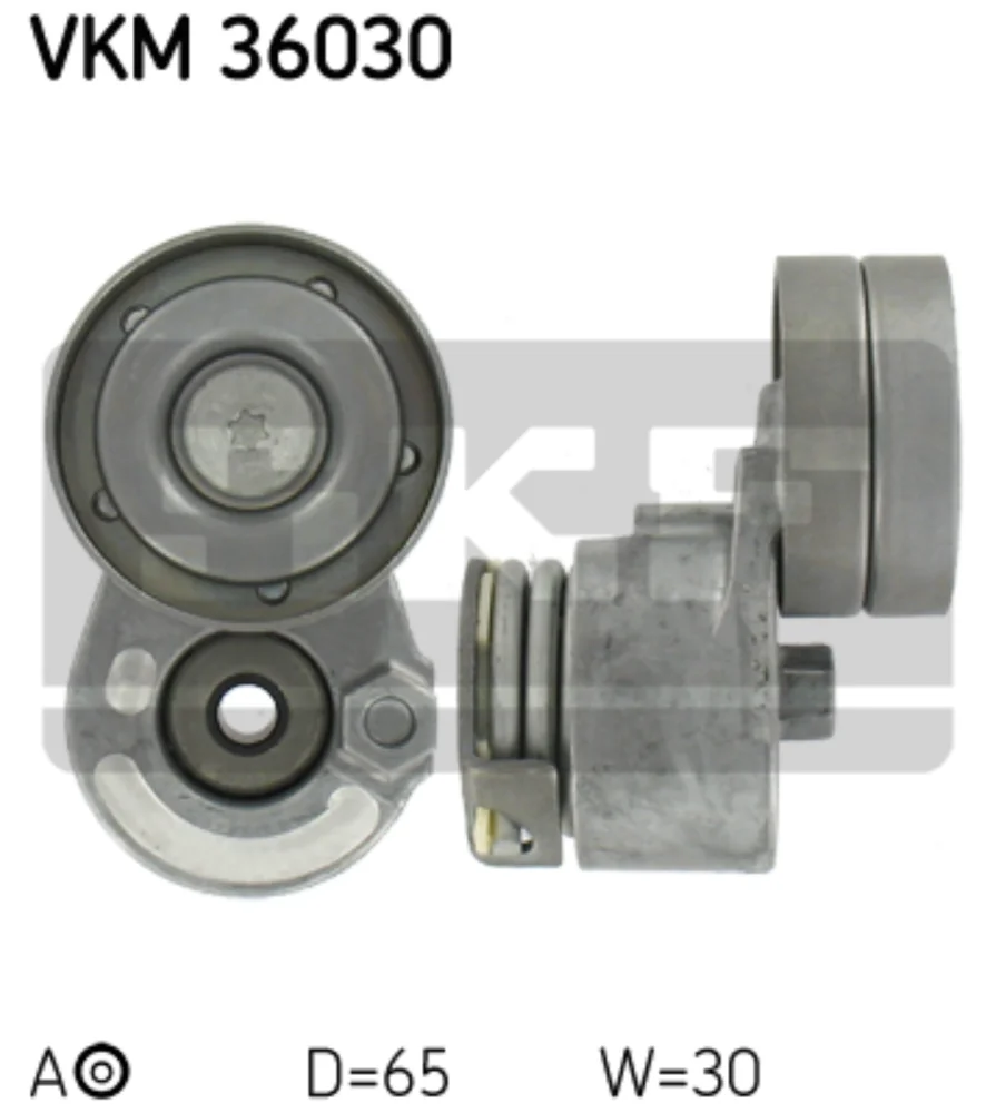 Tensioner Pulley, V-Ribbed Belt