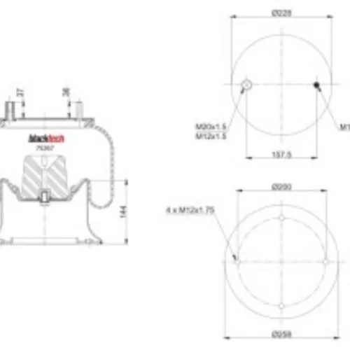 Air Springs Complete Metal Piston