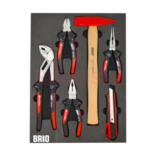 6 Piece Pliers Set With Foam inlet