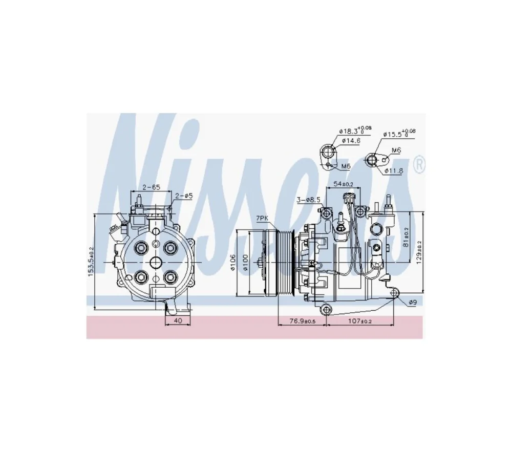 Air Conditioning Compressor Tga And Bus Series