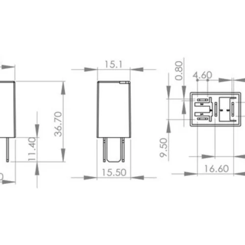 Röle 12V 30A