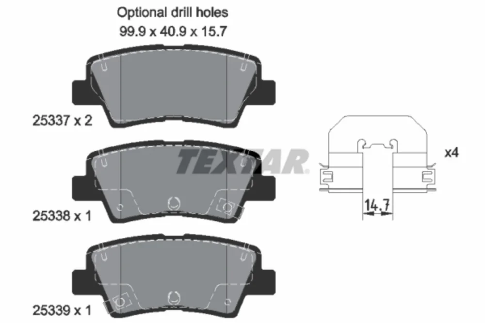 Brake Pad Front  I10, I30
