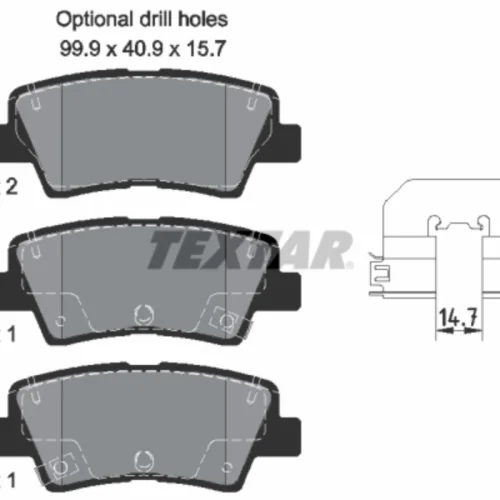 Brake Pad Front  I10, I30
