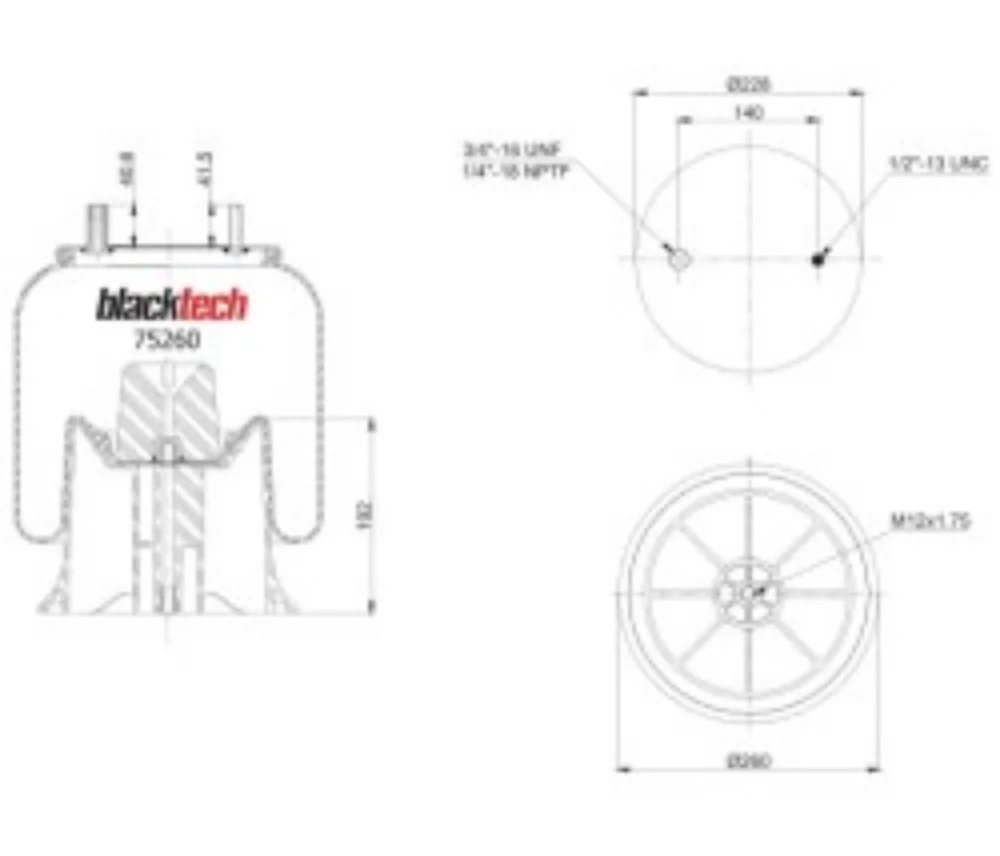Air Springs Complete Plastic Piston