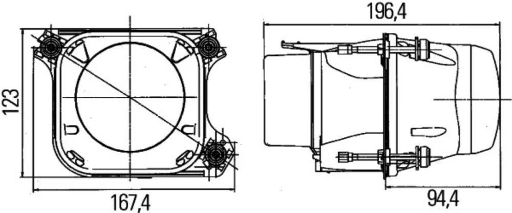 Headlight (Bi-Xenon,Left)
