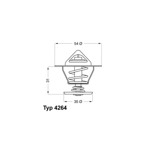 Termostat-VW 1.9TDİ Caddy III,POC.Golf IV 1.186.87
