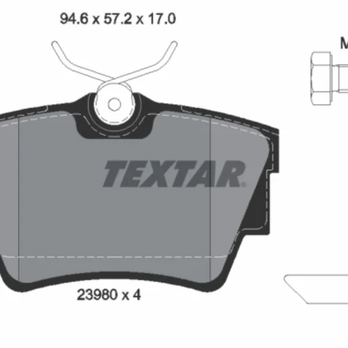 Brake Pad Set, disc brake (Braking System)