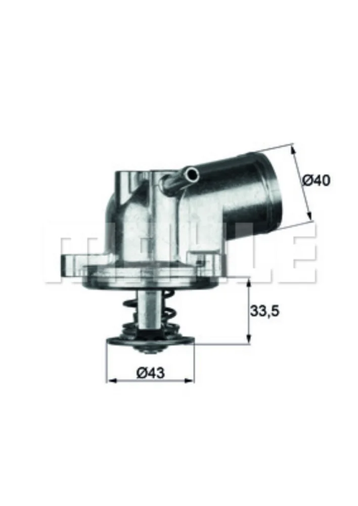 Termostat, sogutma sivisi (Sogutma sistemi)