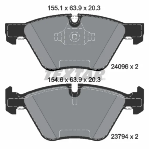 Brake Pad Set (w,Disc )