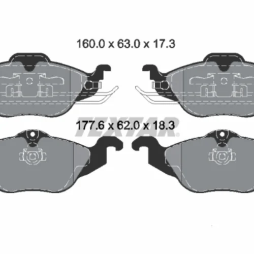 Brake Pad Set, disc brake (Braking System)