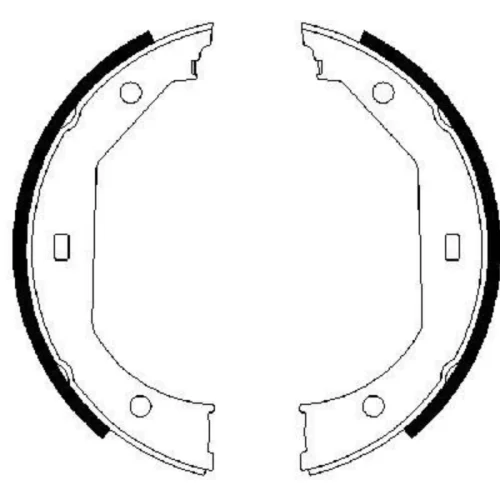 Brake Shoe Set, parking brake (Braking System)