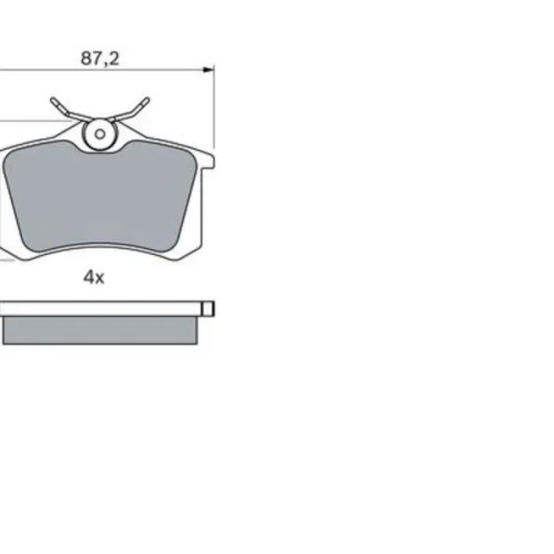 Brake Pad Set, disc brake (Braking System)