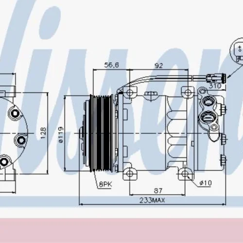 Air Conditioning Compressor 4 Series Euro 2-3