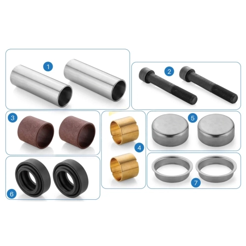 Caliper Pin And Seal Repair Kit (Front) Meritor
