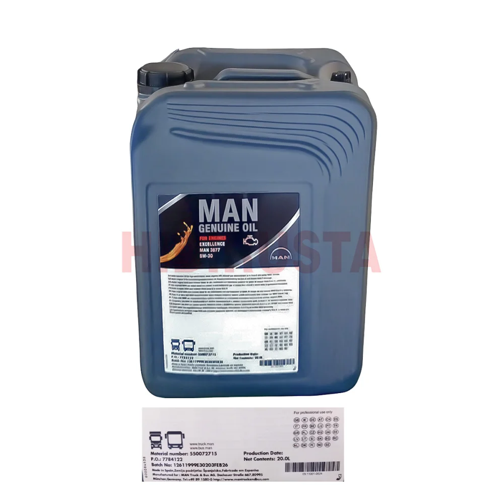 Motor Yağı MAN 5W-30 Excellence (20 Lt)