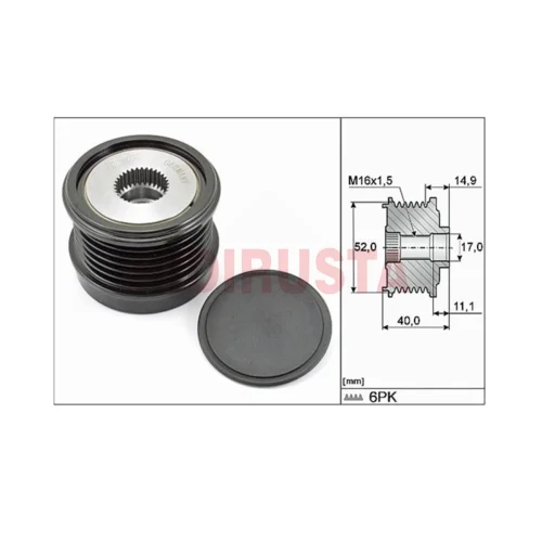 Alternator Freewheel Clutch (Alternator)
