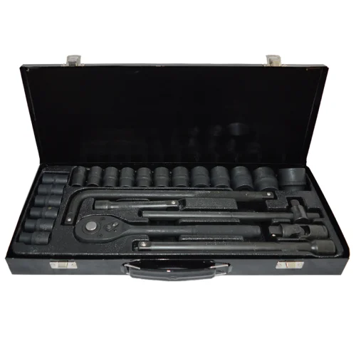 Pneumatic Socket Set 1/2 10-32 Mm 24 Pieces