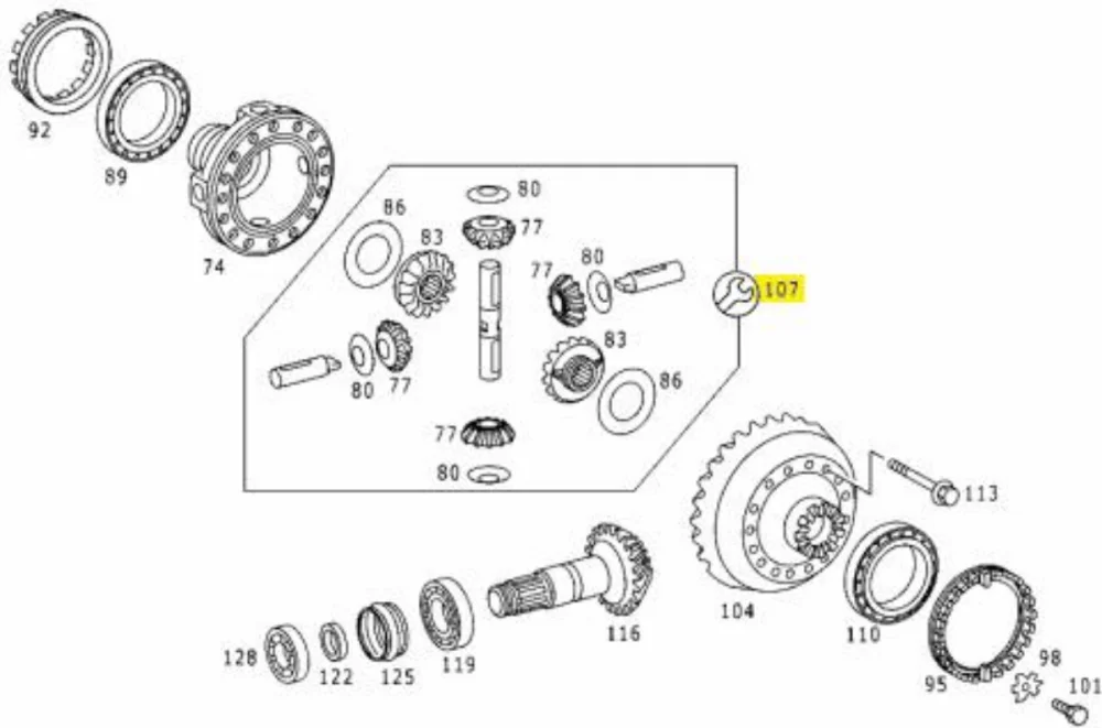 Differential Crosshead Box Setra-