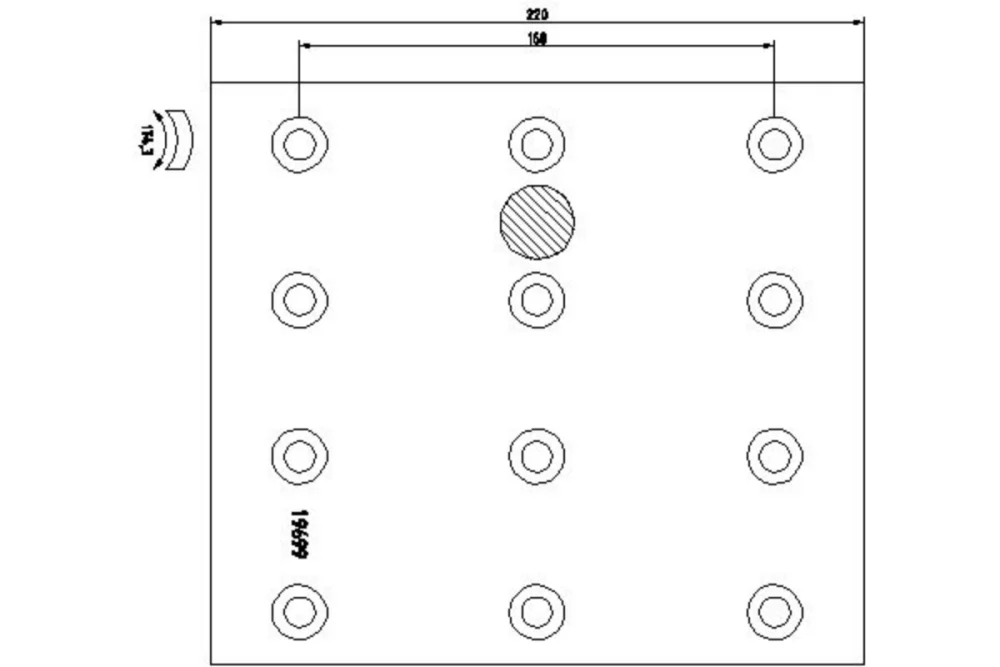 Brake Pad Setra Rear (Drum)