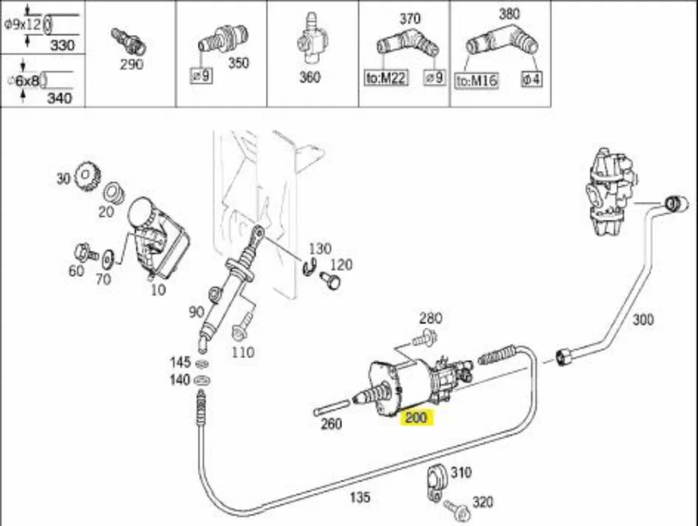 Clutch Servo N.M.457,  ( w,Pentosin )
