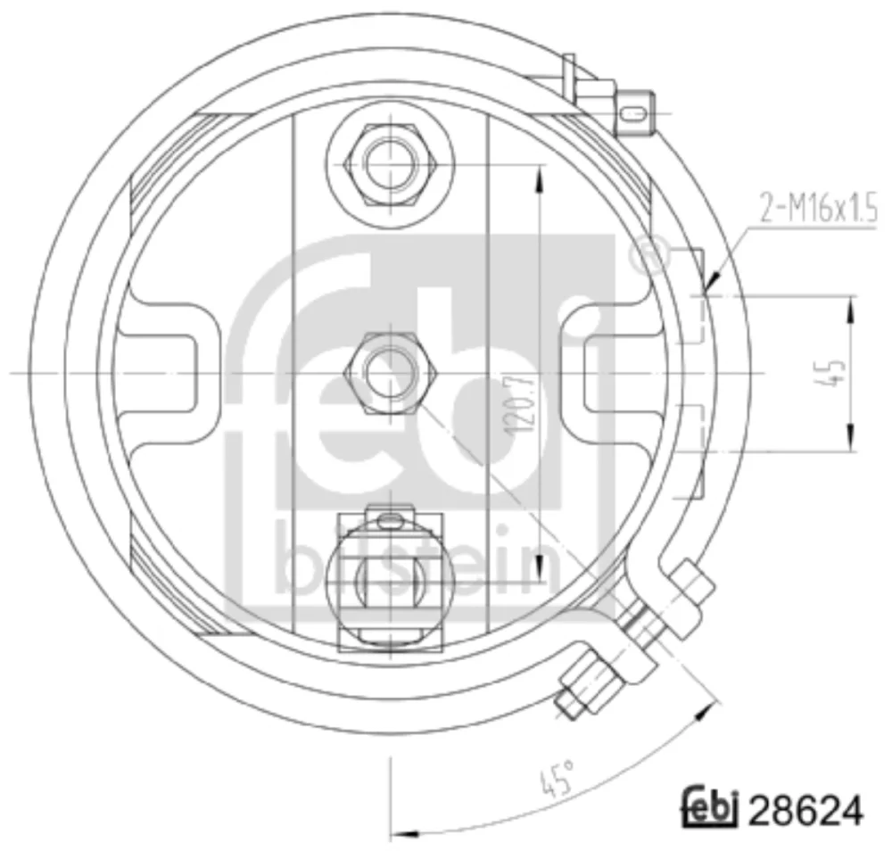 Diaphragm Brake Cylinder (Compressed-air System)