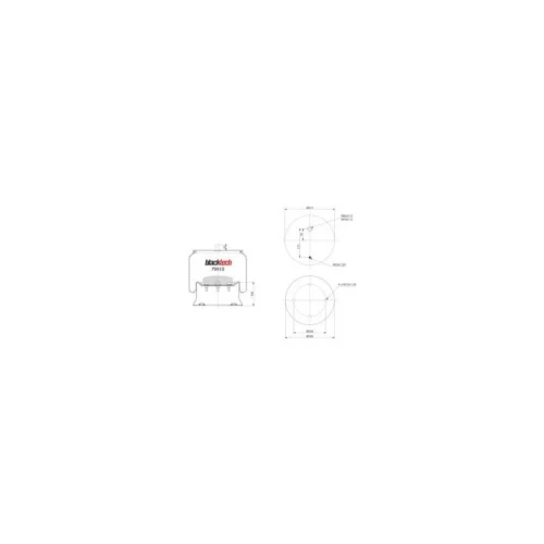 Air Springs Complete Plastic Piston 4158 N P03