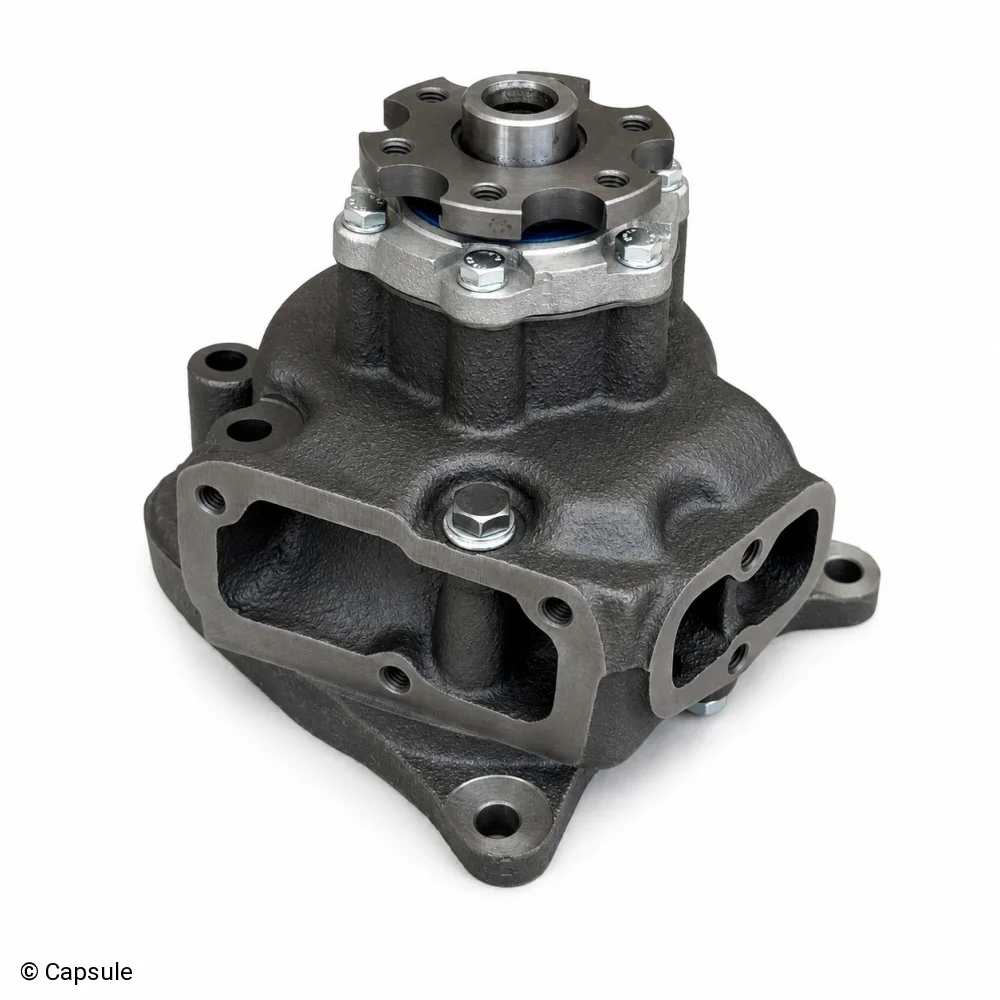Water pump with gasket