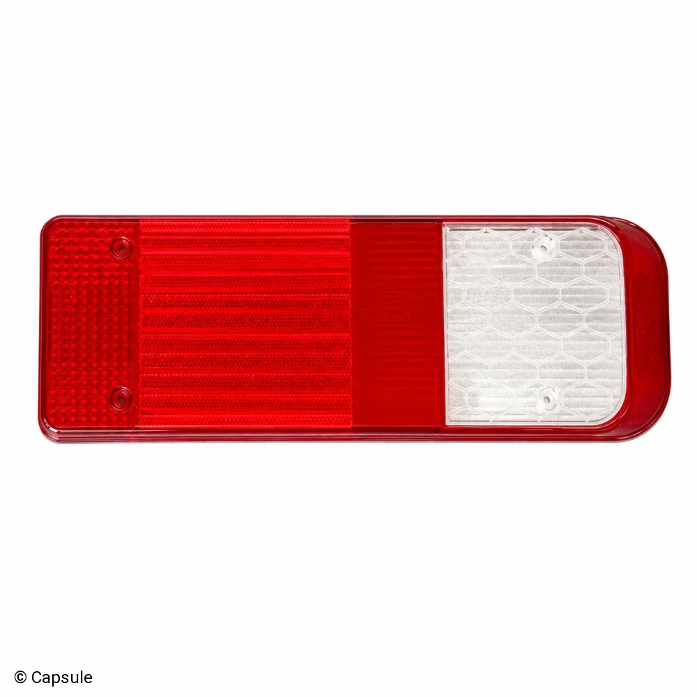 Lens, rear lamp, right and left